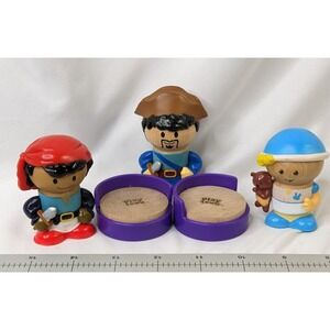 Play Town Wooden Pirates Baby Chair Figure Lot